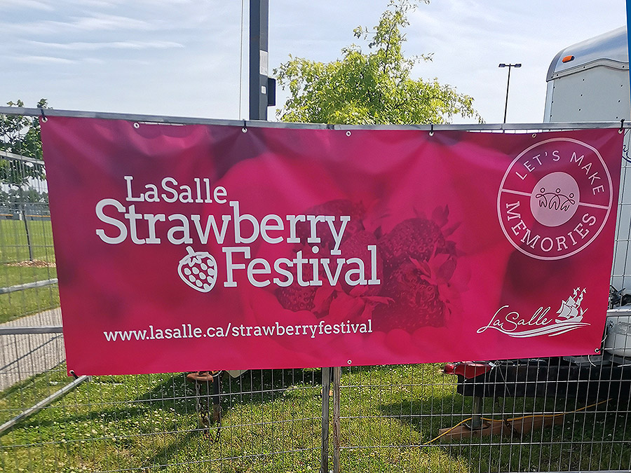 LaSalle Strawberry Festival Entrance poster