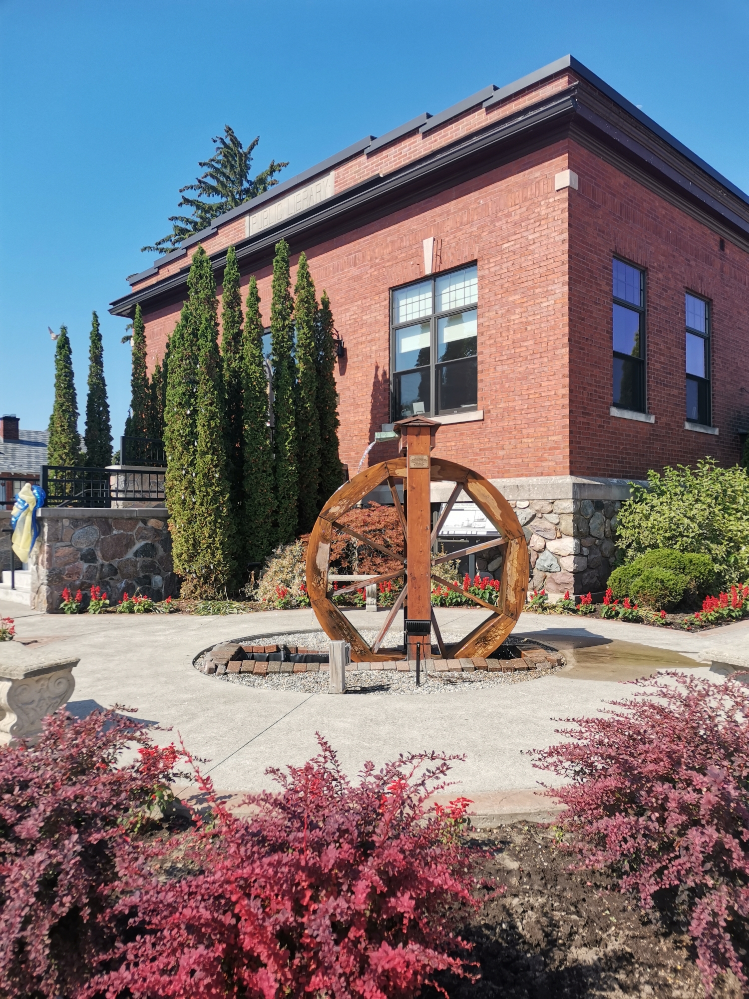 front of Carnegie arts and visitors centre kingsville 