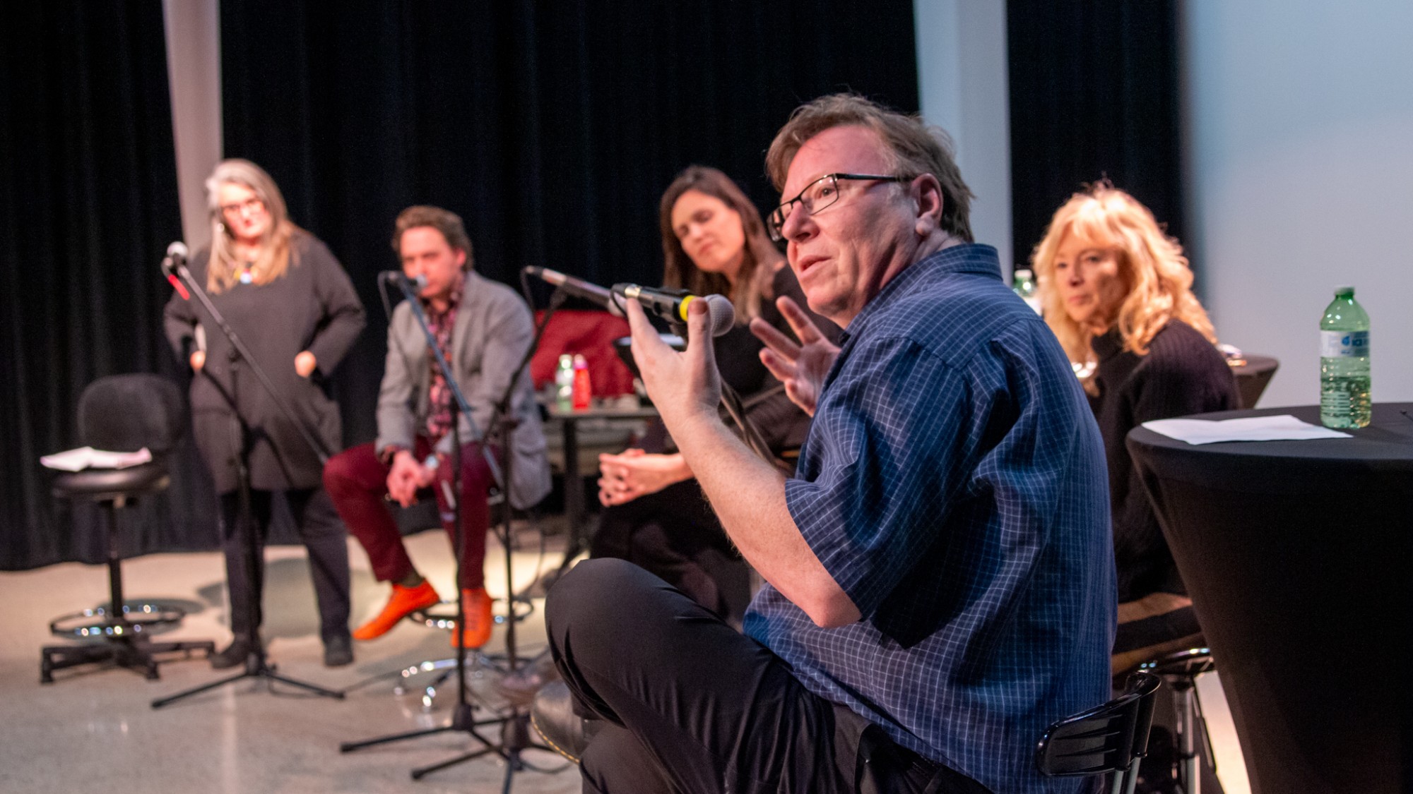 Brent Lee speaking a roundtable 