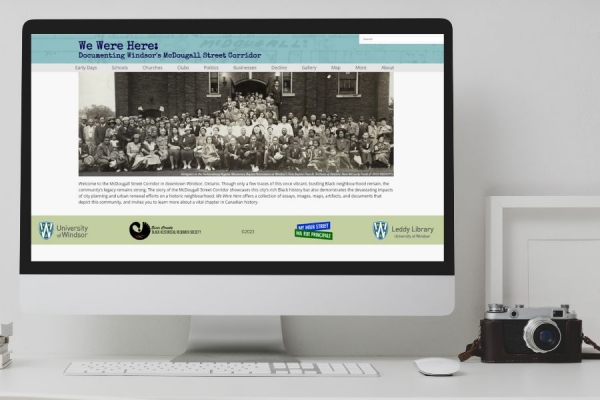 The digital archive “We Were Here” documents the history of Windsor’s McDougall Street corridor.