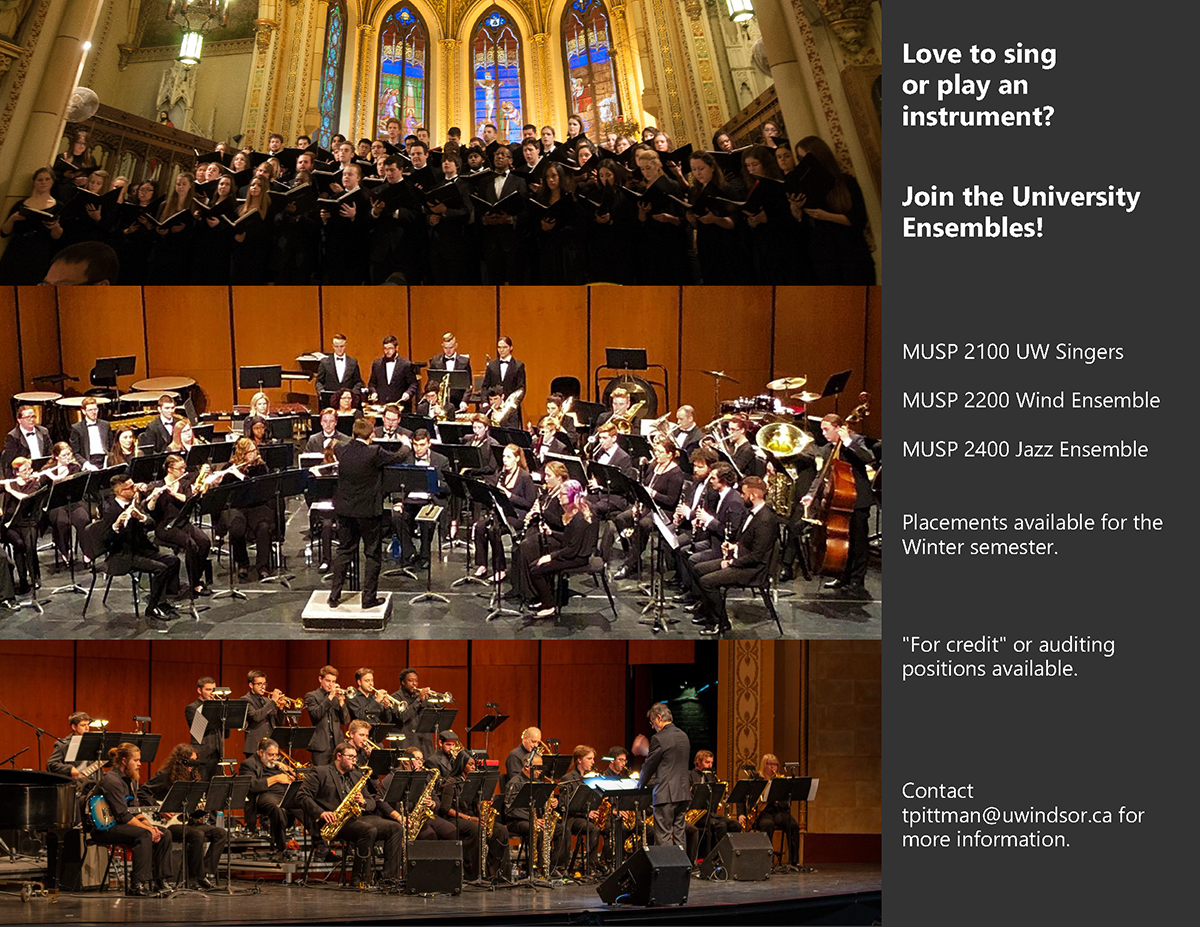 Music Ensembles - Jazz, Wind, and Choir