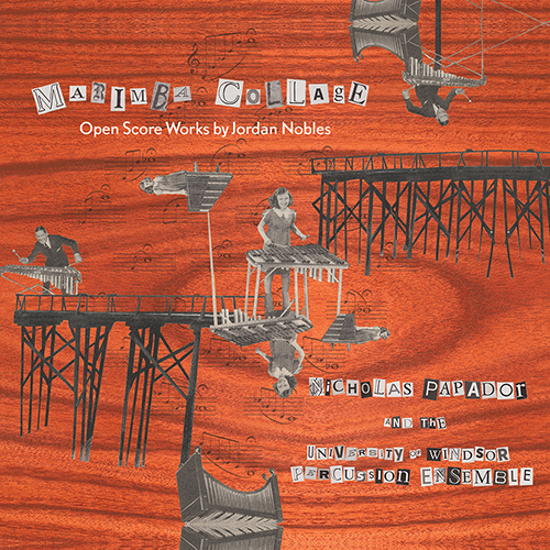 CD Cover image for Marimba Collage created by Prof. Catherine Heard