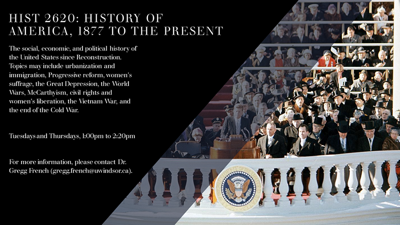 Hist 2620: History of America, 1877 to the present