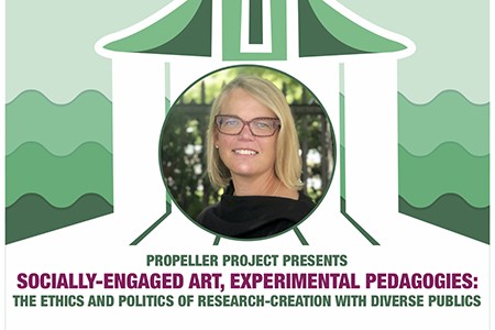 A lecture by Dr. Stephanie Springgay, University of Toronto Socially-engaged art, experimental pedagogies: The ethics and politics of research-creation with diverse publics. 
