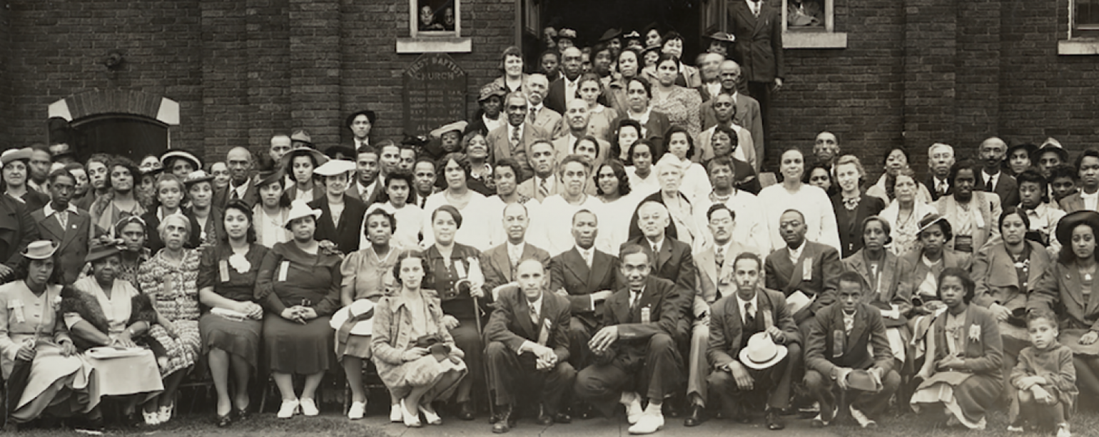 Delegates to the Amherstburg Regular Missionary Baptist Association at Windsor’s First Baptist Church, 1940. (Archives of Ontario/Alvin McCurdy Fonds/F 2076 I0024377)