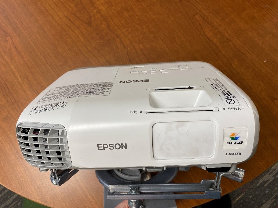 Epson data projector, front