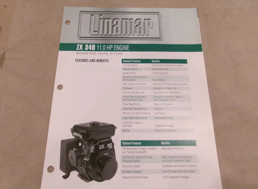 motor details pamphlet