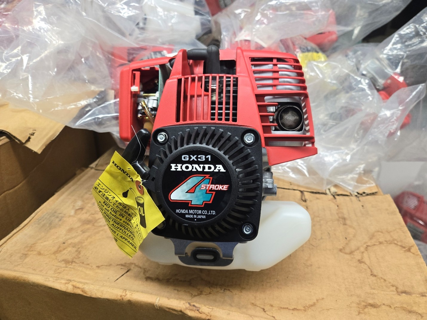 motor black red side