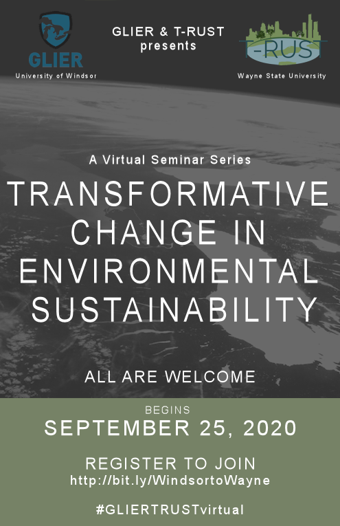 Poster for GLIER seminar series