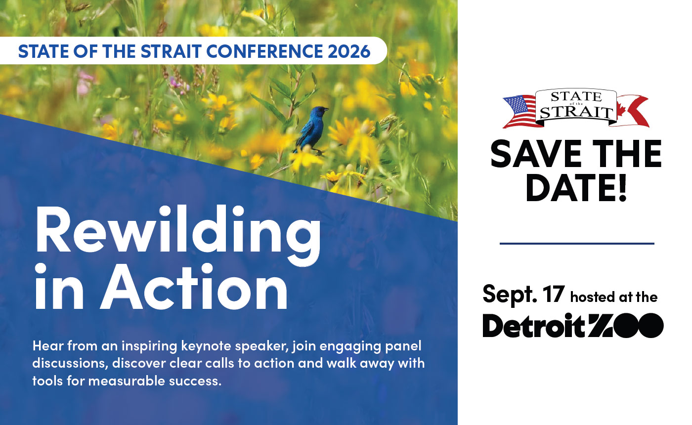 Save the Date Poster State of the Strait 2026 at the Detroit Zoo