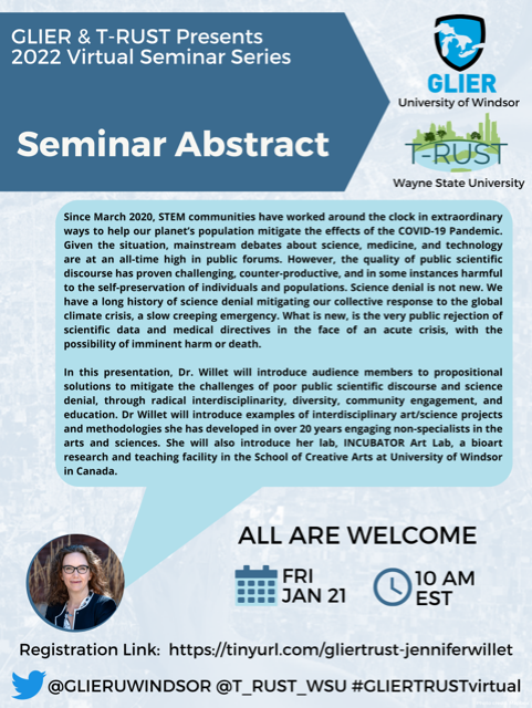 Abastract text for Jennifer Willet seminar