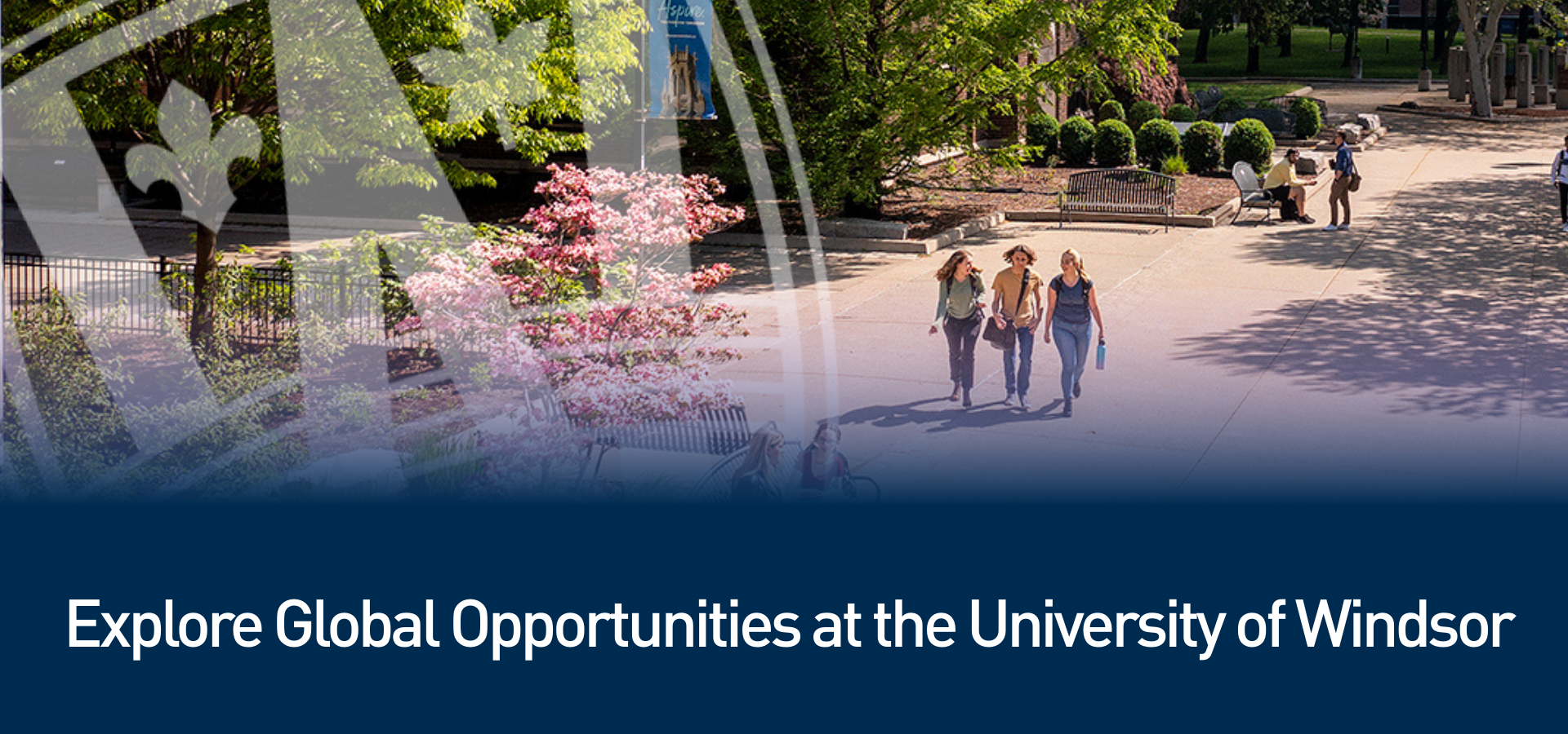 Students image with text