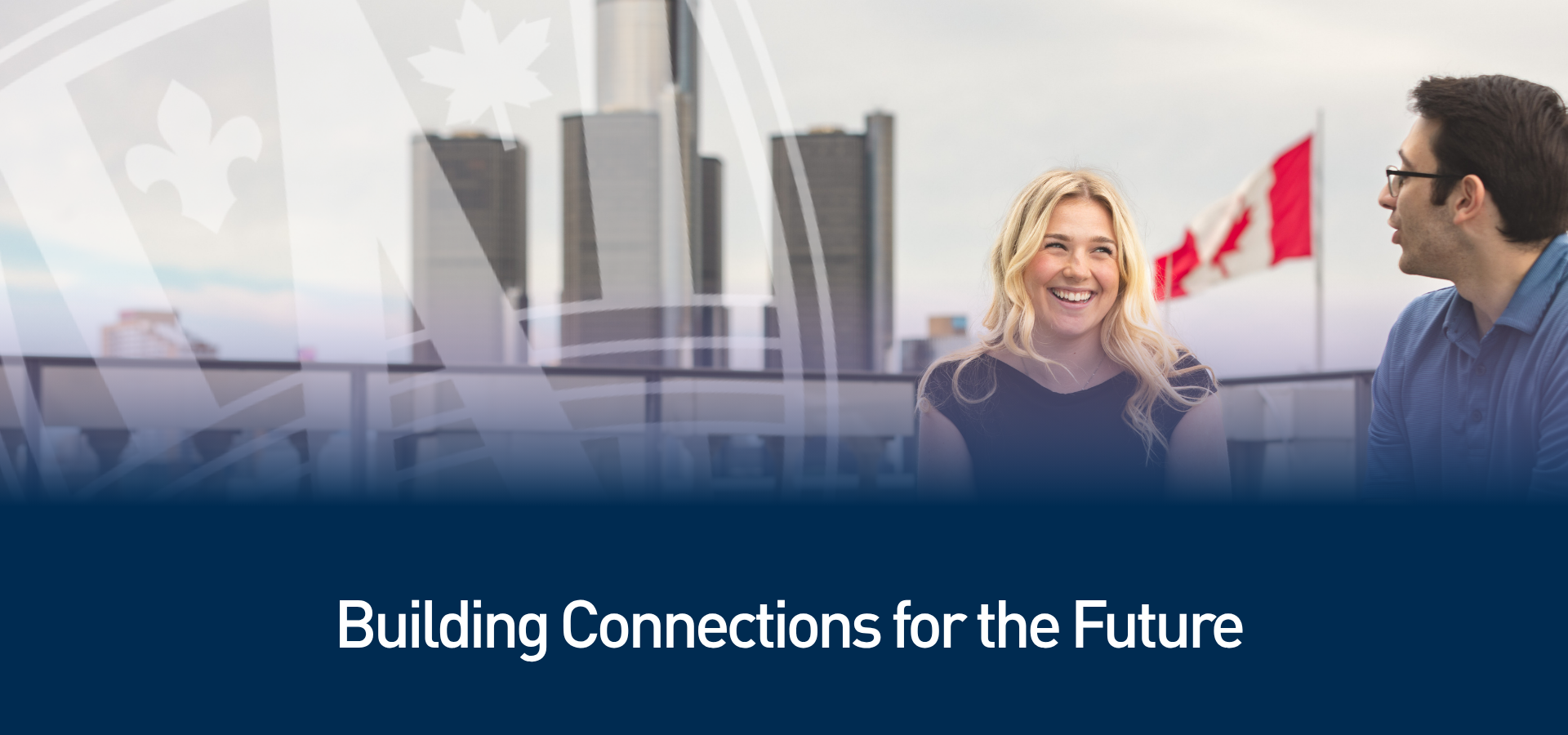 Two people talking with each other