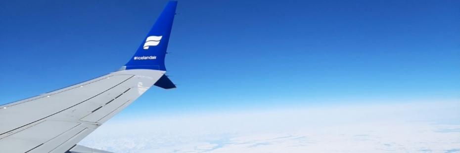 View out of a plane window