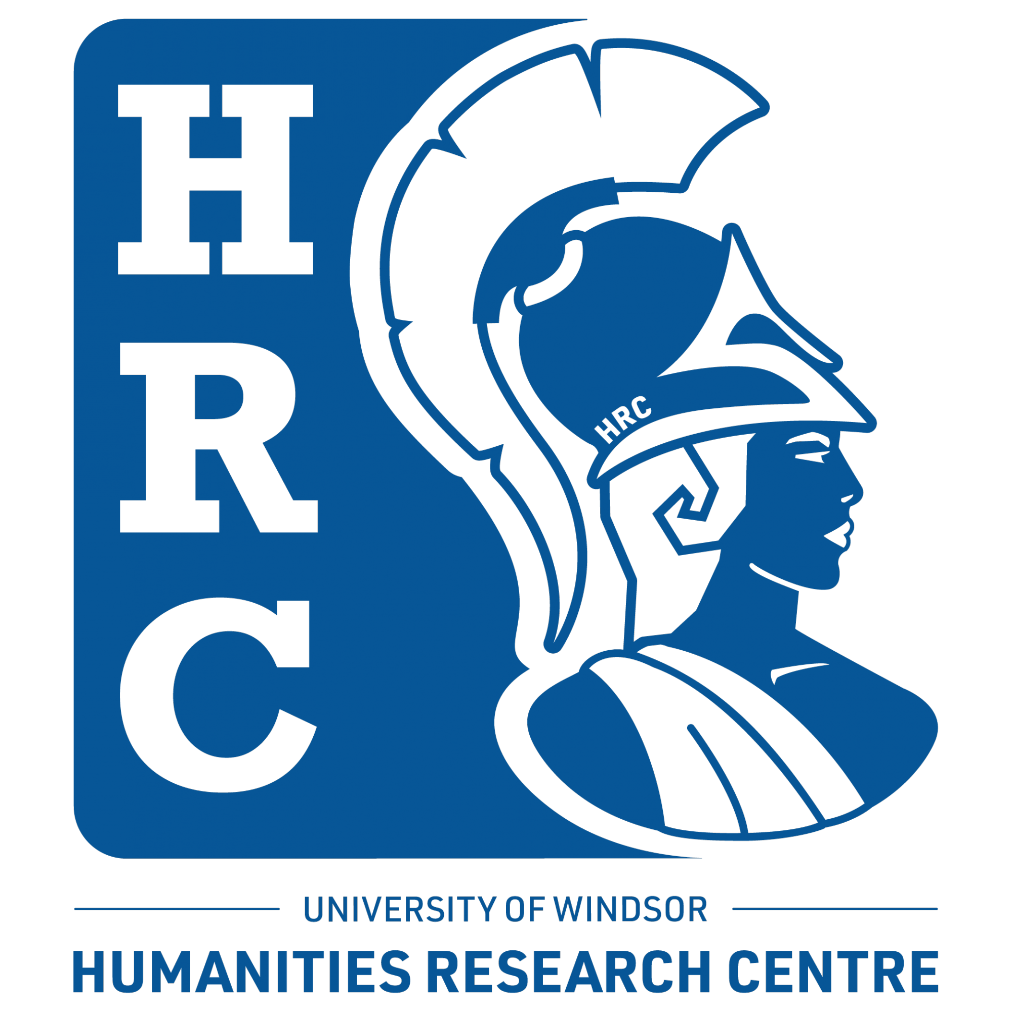 Humanities Research Centre logo in blue