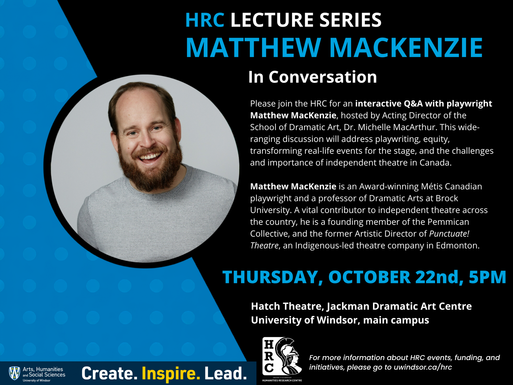 Professor Kim Nelson Lecture Series Poster