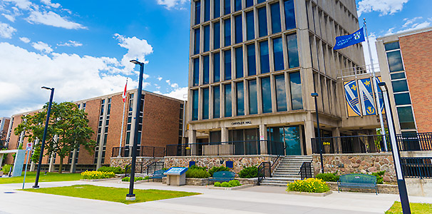 Street view of Chrysler Hall