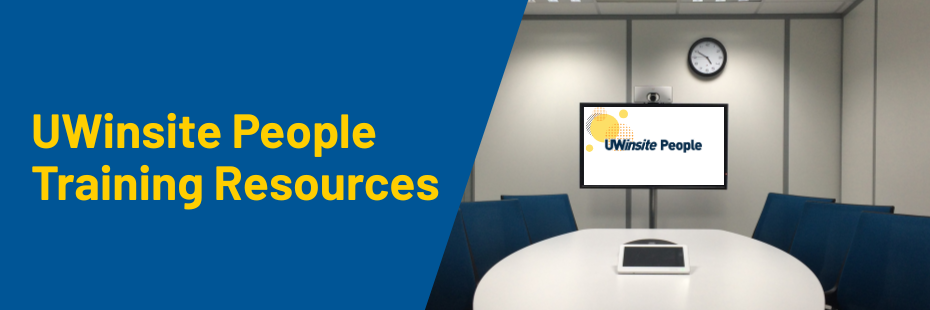 UWinsite People Training Resources | Human Resources