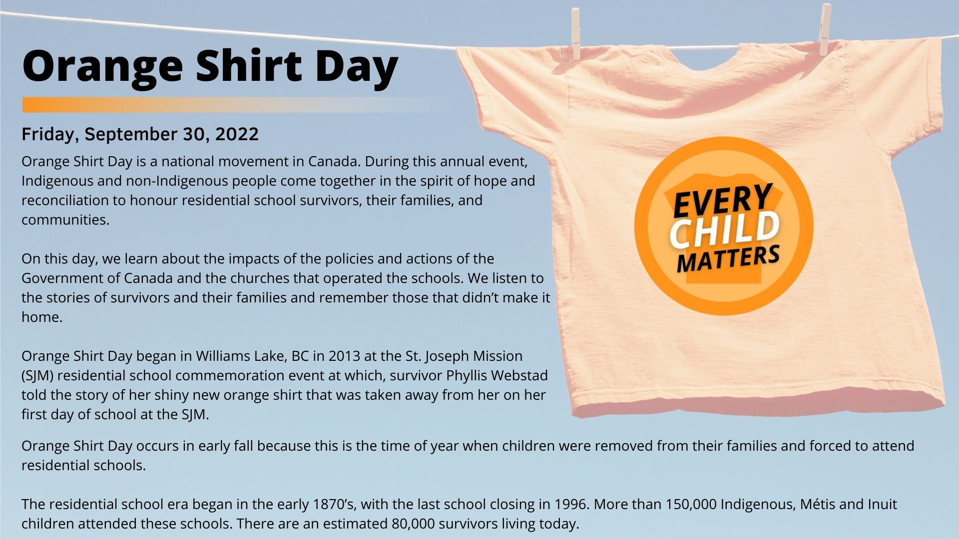 Orange Shirt Day Presentation Slide