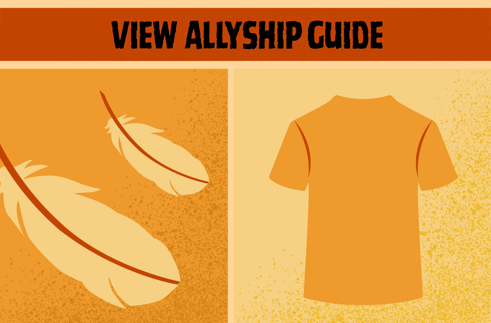 Feather and shirt icons