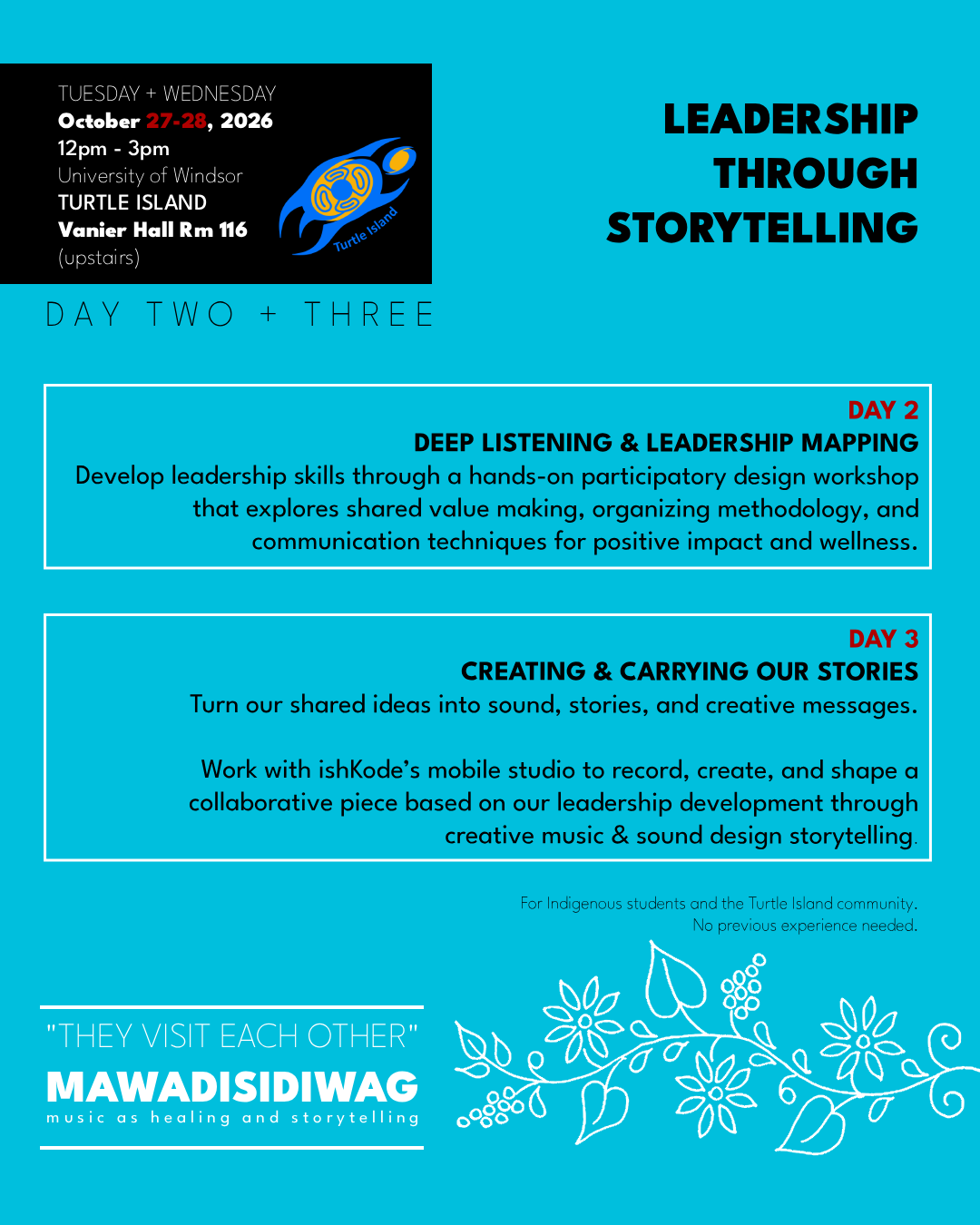 poster of the event