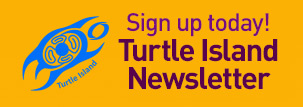 Turtle Island Newsletter sign up graphic