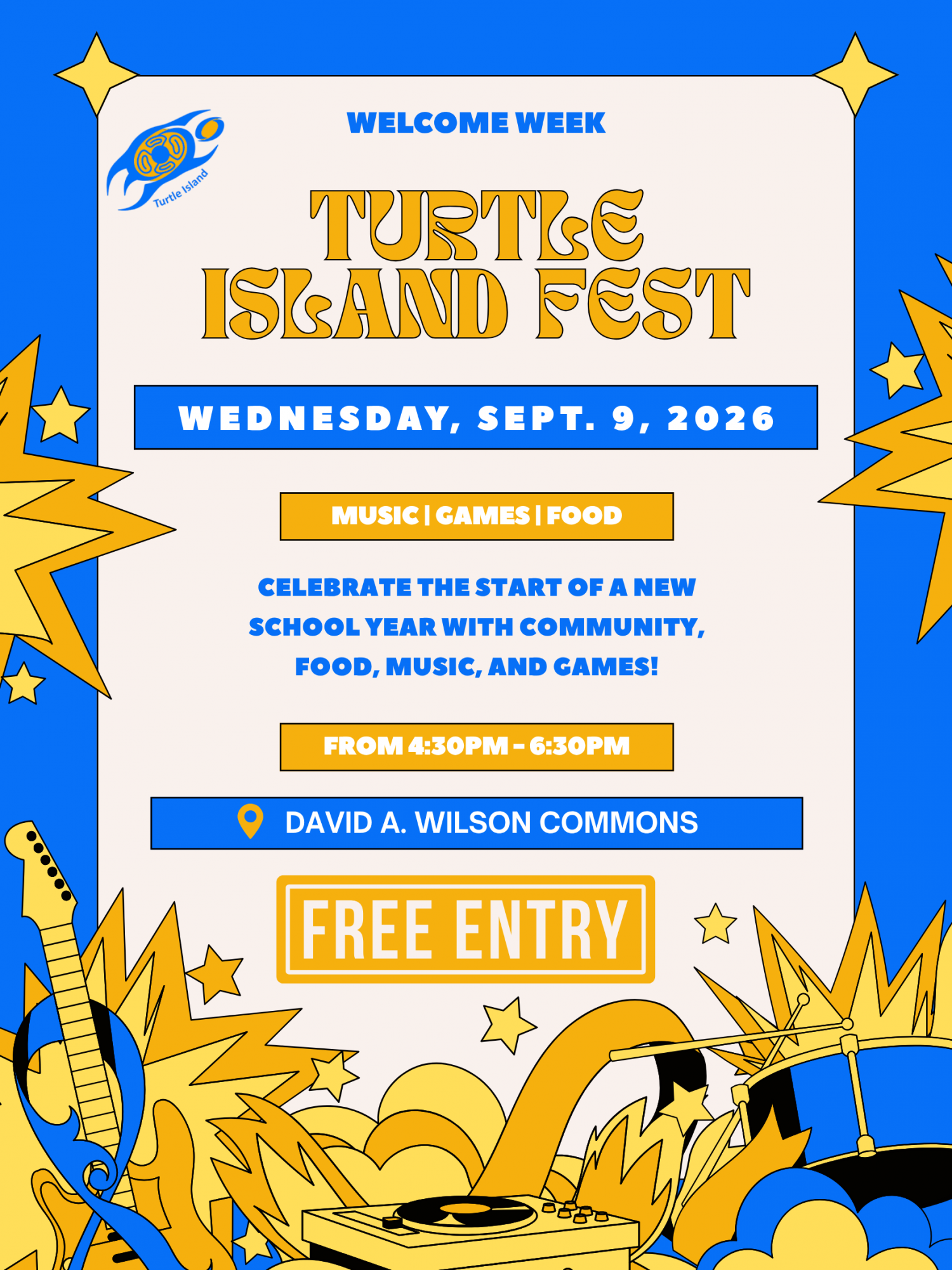 Poster for the turtle Island Festival