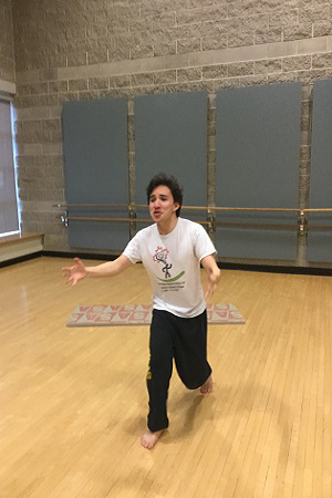 image of student taking part in exercise