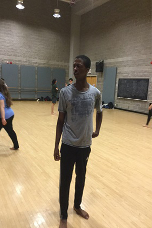 image of student taking part in exercise