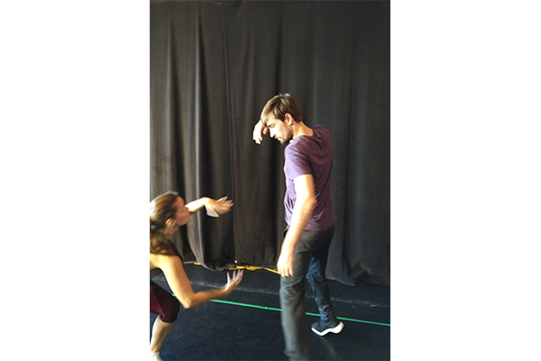 image of student taking part in exercise