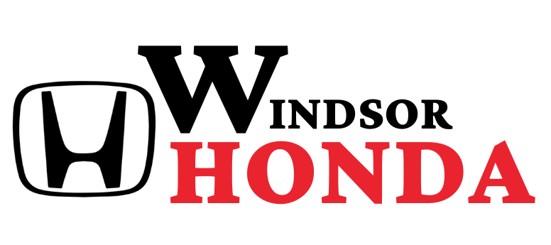 Windsor Honda Dealership text with "H" logo