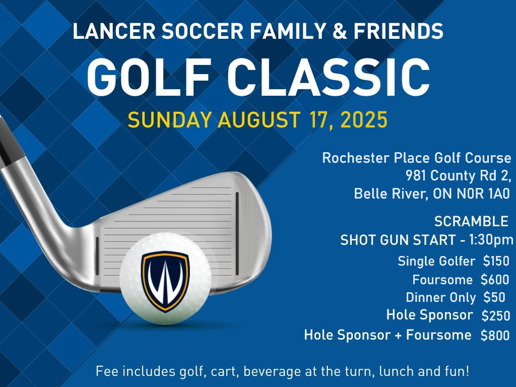 Lancer Soccer Golf Tournament - Aug 17 2025 