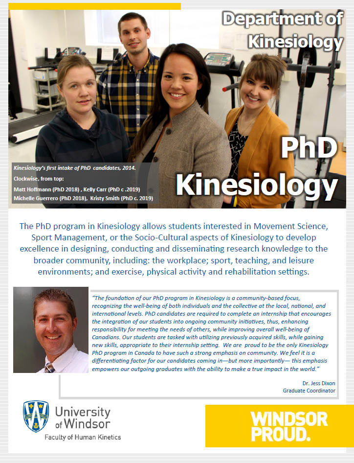 PhD in Kinesiology | Kinesiology