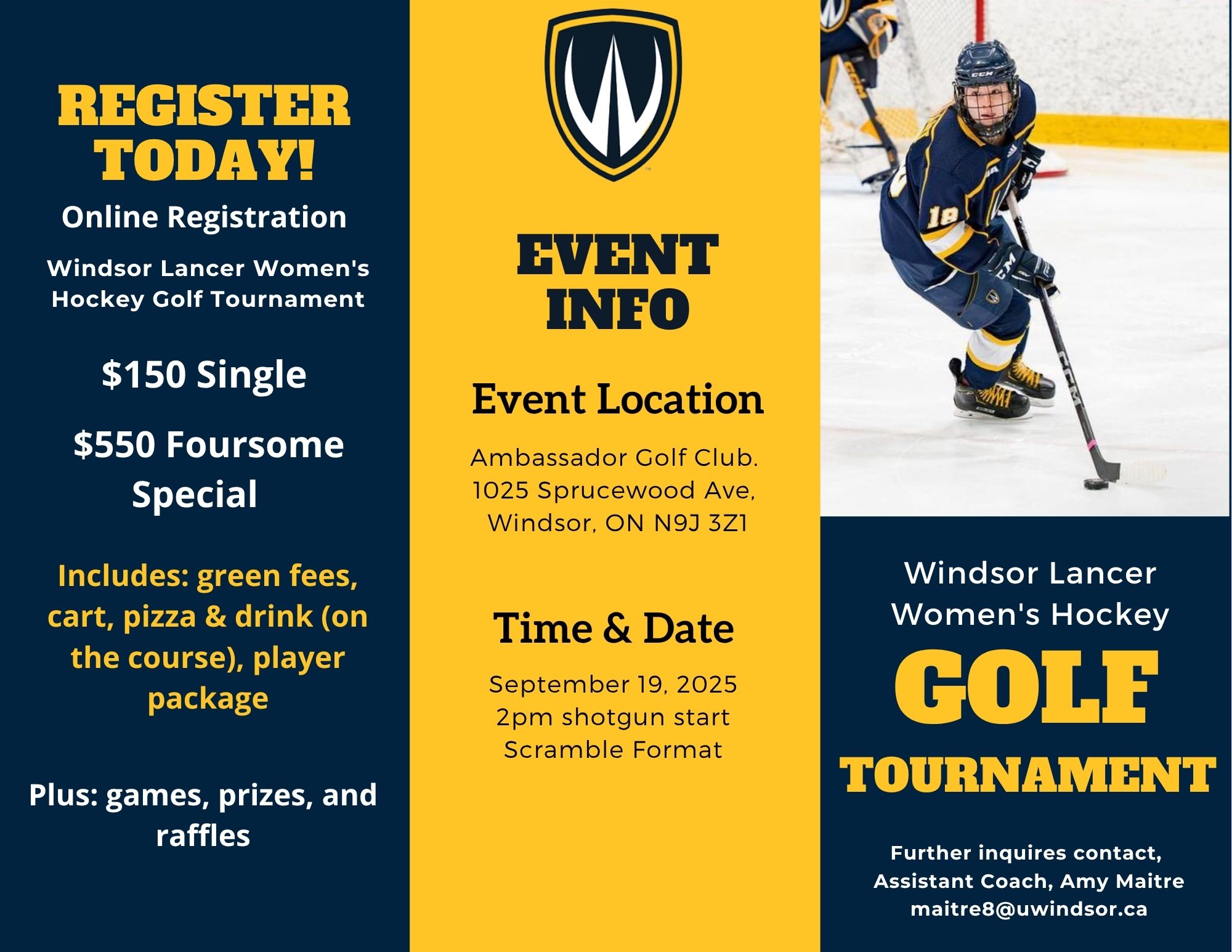 Lancer Women's Golf Tournament graphic