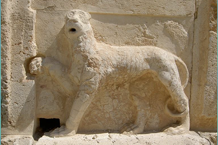 Sphinx cat of Roman Arabia