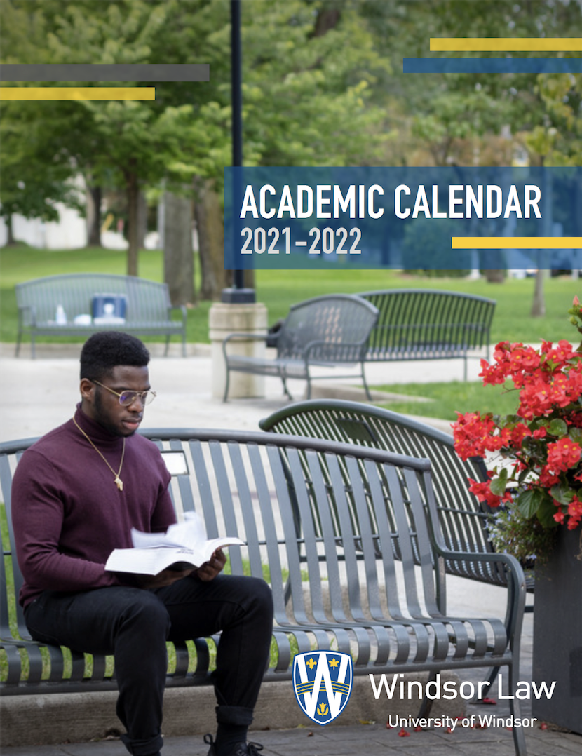 Academic Calendar Cover Page