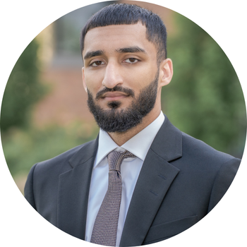 Photo of Hamza in a suit