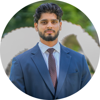 Photo of Jagdeep in a suit