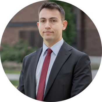 Photo of Peter in a suit