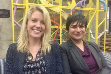 Professors Kristen Thomasen and Vasanthi Venkatesh