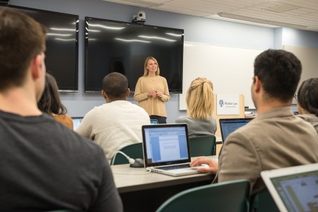 Professor Jasminka Kalajdzic teaching class at Windsor Law 