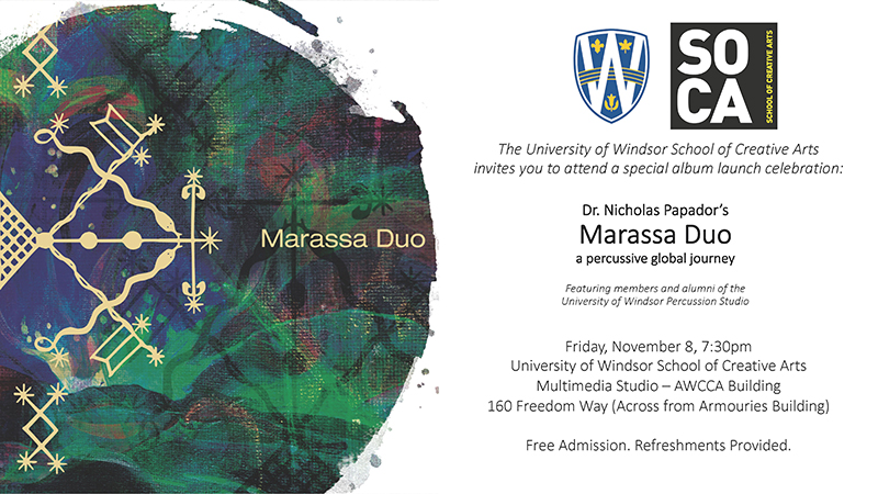 Marassa Duo CD Launch ad