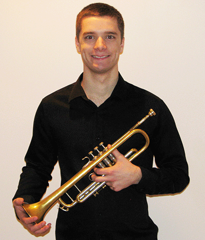 Trumpet major Preston Leschnya is a 4th year Bachelor of Music student