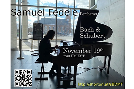 Samuel Fedele performs Bach &amp; Schubert