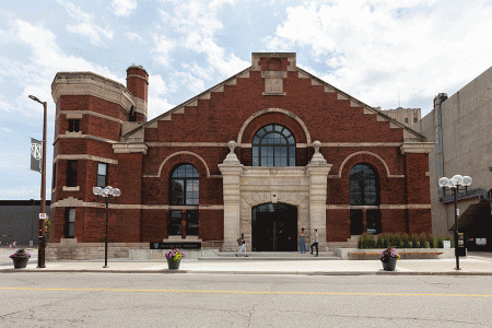 North entrance to the re-imagined historic Armouries