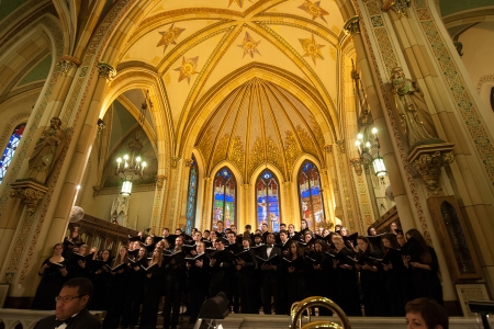 University Choirs performing in Assumption Church, 2013