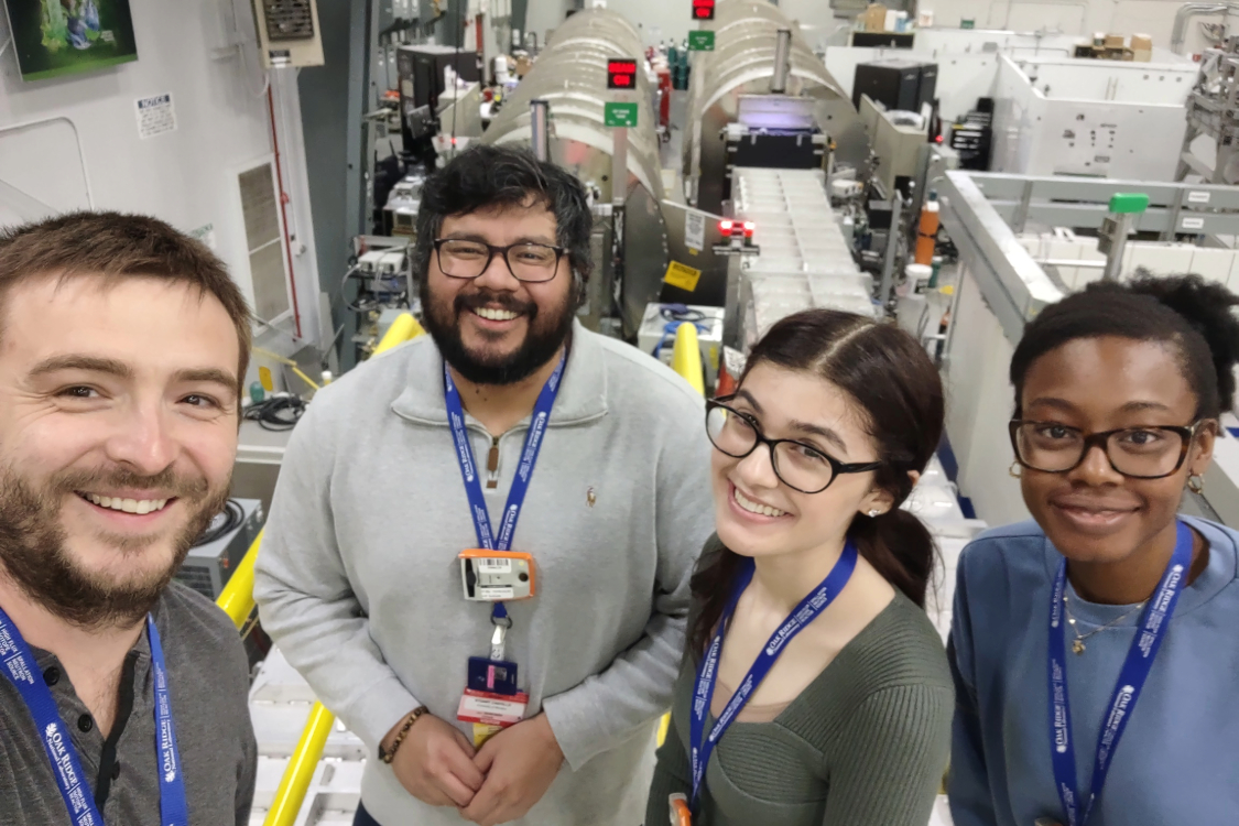 Dr. Drew Marquardt and student researchers