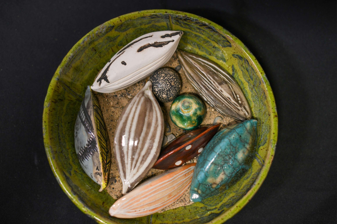 Piece Ashley Glassburn created while an artist in residence at Point Pelee National Park. 