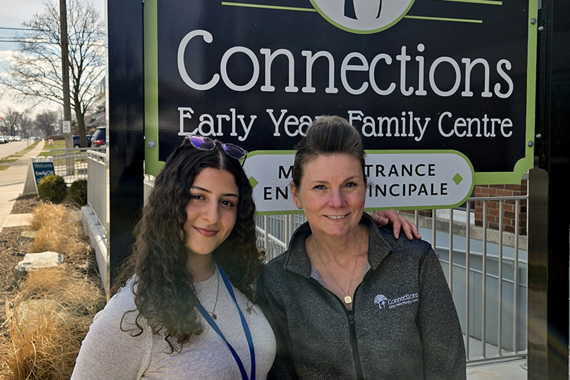 photo of Michelle Eid and Amy Taylor