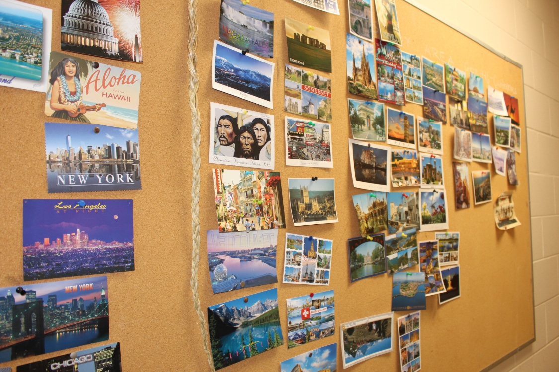 Postcards from around the world where CCOR lab members have visited